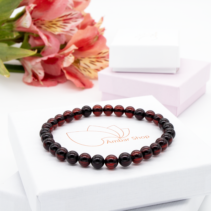 Conjunto de Âmbar Báltico RAINBOW Round 45 cm e 18 cm(escolher a cor)