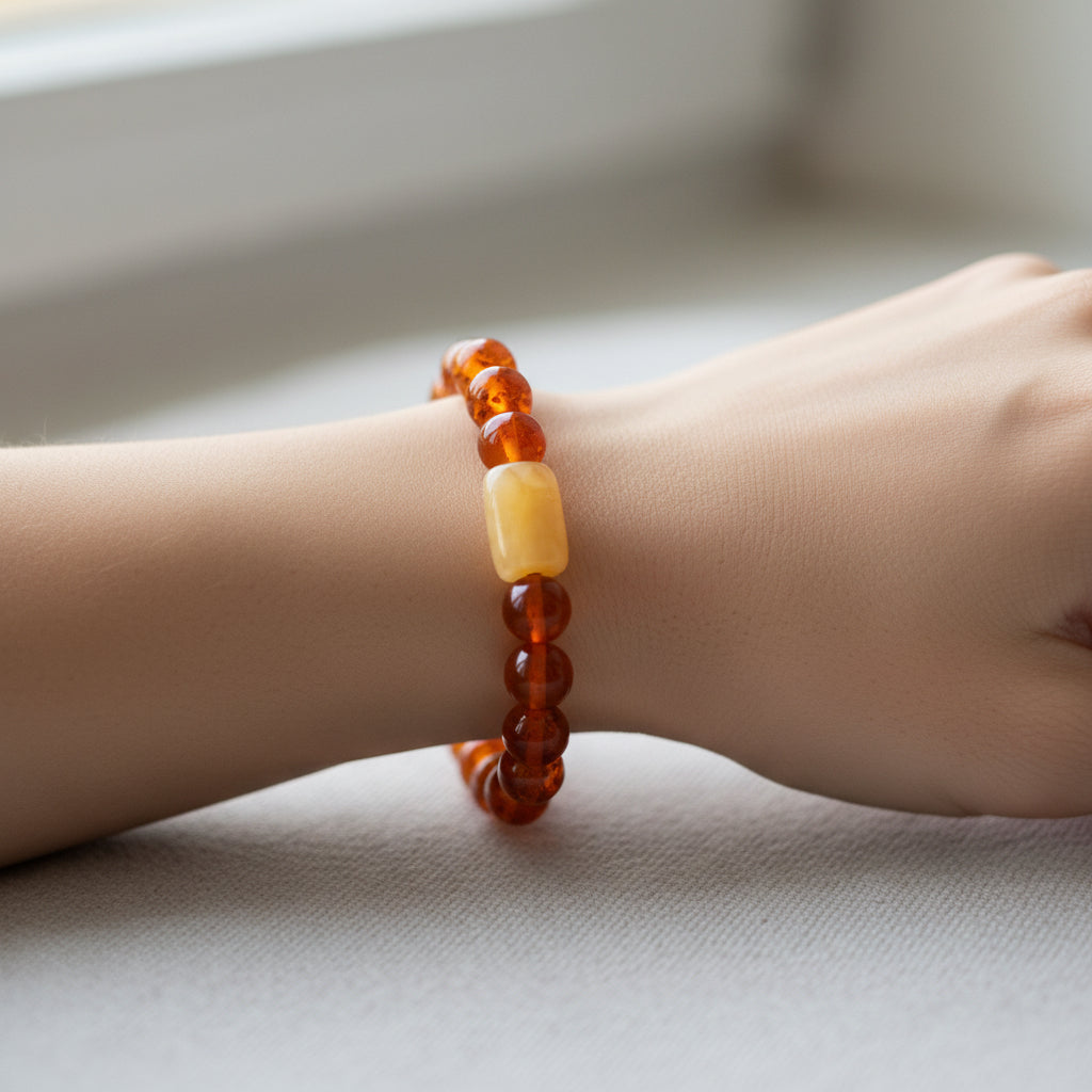 Pulseira de Âmbar Báltico FORTALEZA