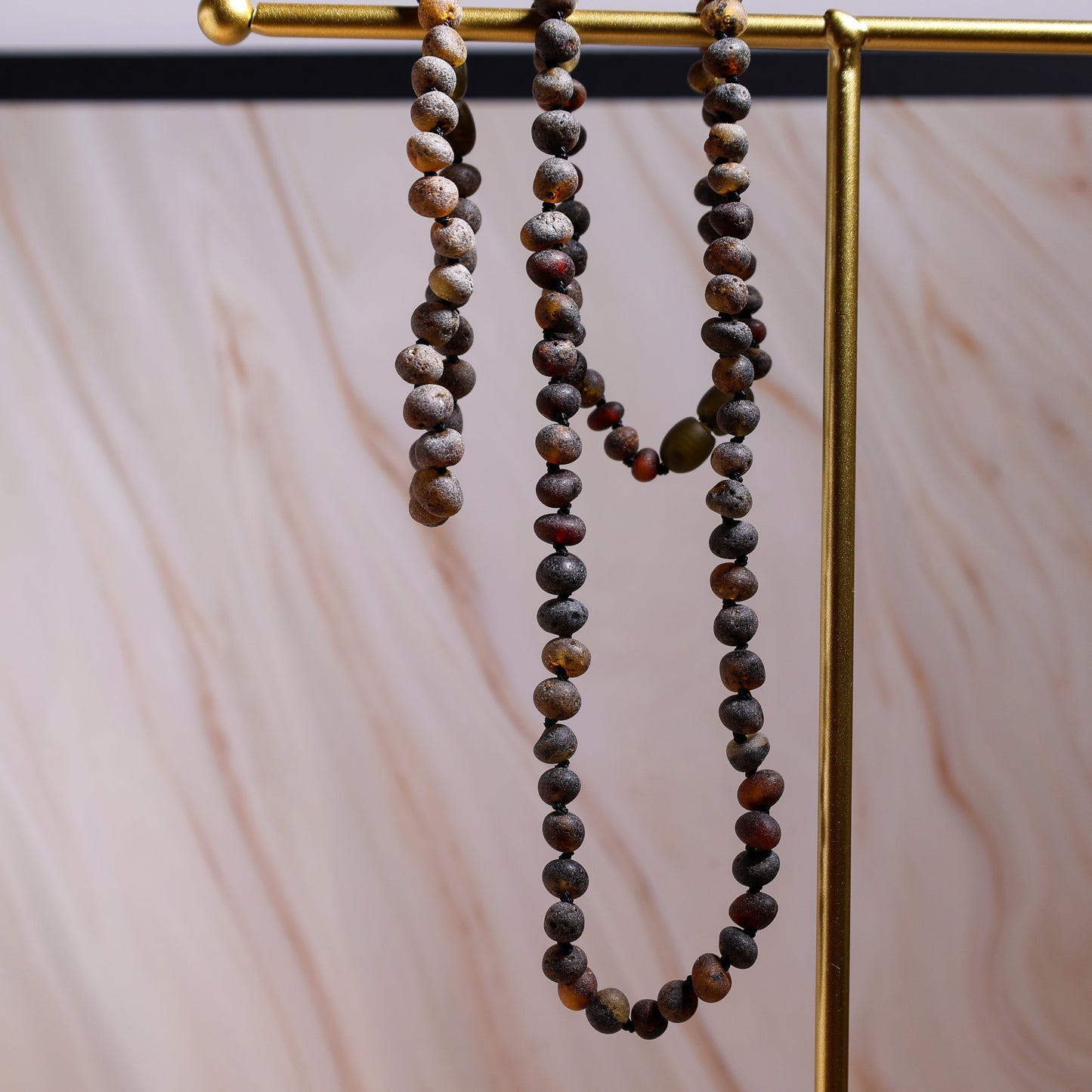 Conjunto Colar e Pulseira de Âmbar Báltico para Adultos