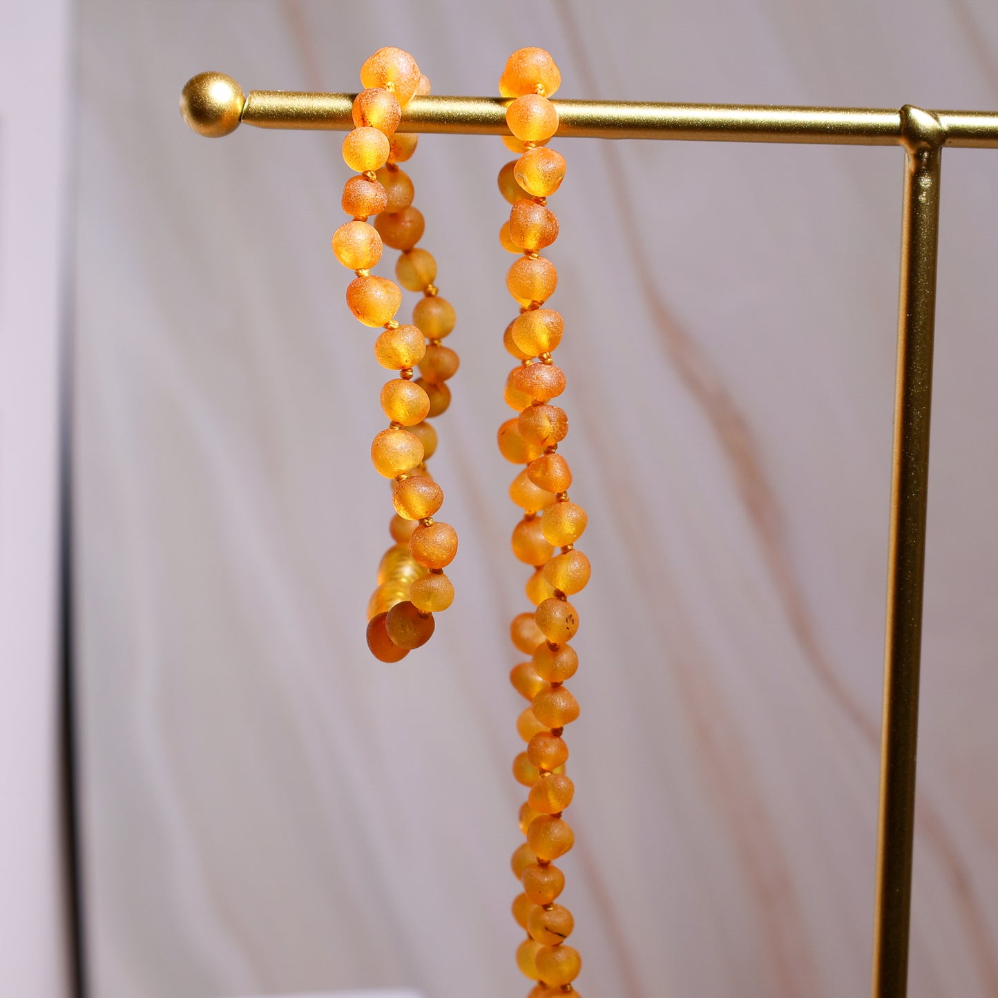 Conjunto Colar e Pulseira de Âmbar Báltico para Adultos