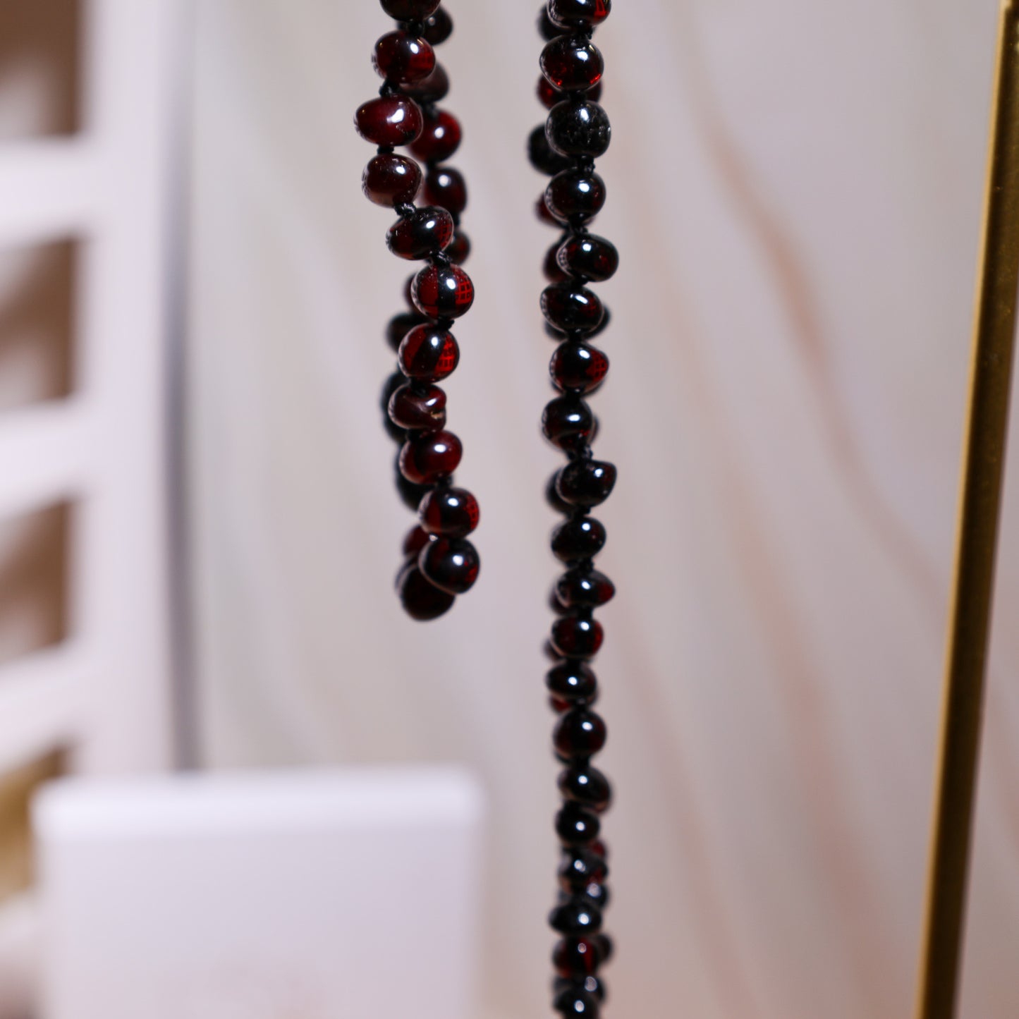 Conjunto Colar e Pulseira de Âmbar Báltico para Adultos