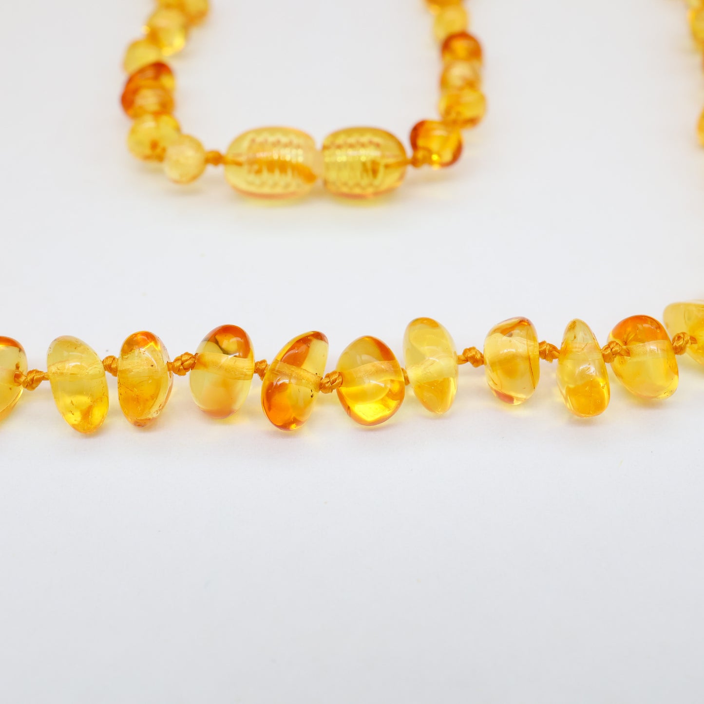 Colar de Âmbar Báltico Bebê RAIO 32-33 cm
