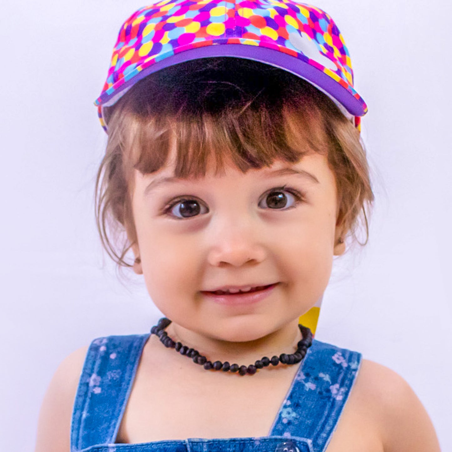 Colar de Âmbar Báltico Bebê Cereja não polido 32-33 cm