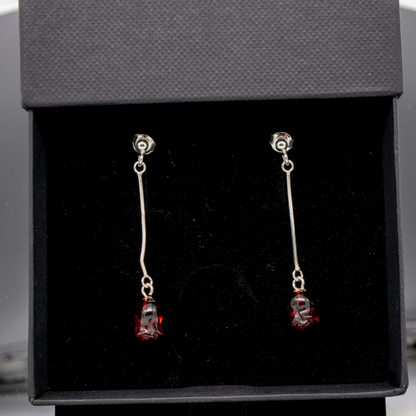 Brinco de Âmbar Báltico TULIPA - Ambar Shop