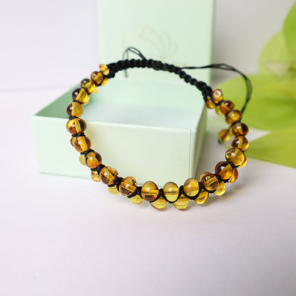 BRAID Baltic Amber Bracelet