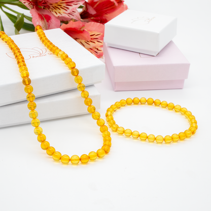 Baltic Amber SEED Necklace 