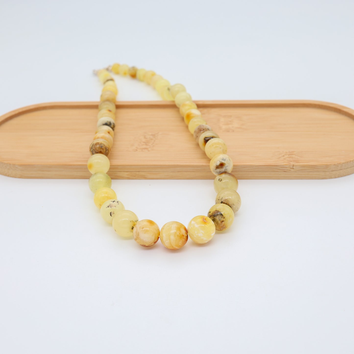 Colar Âmbar Báltico Raiz Ancestral 50 cm