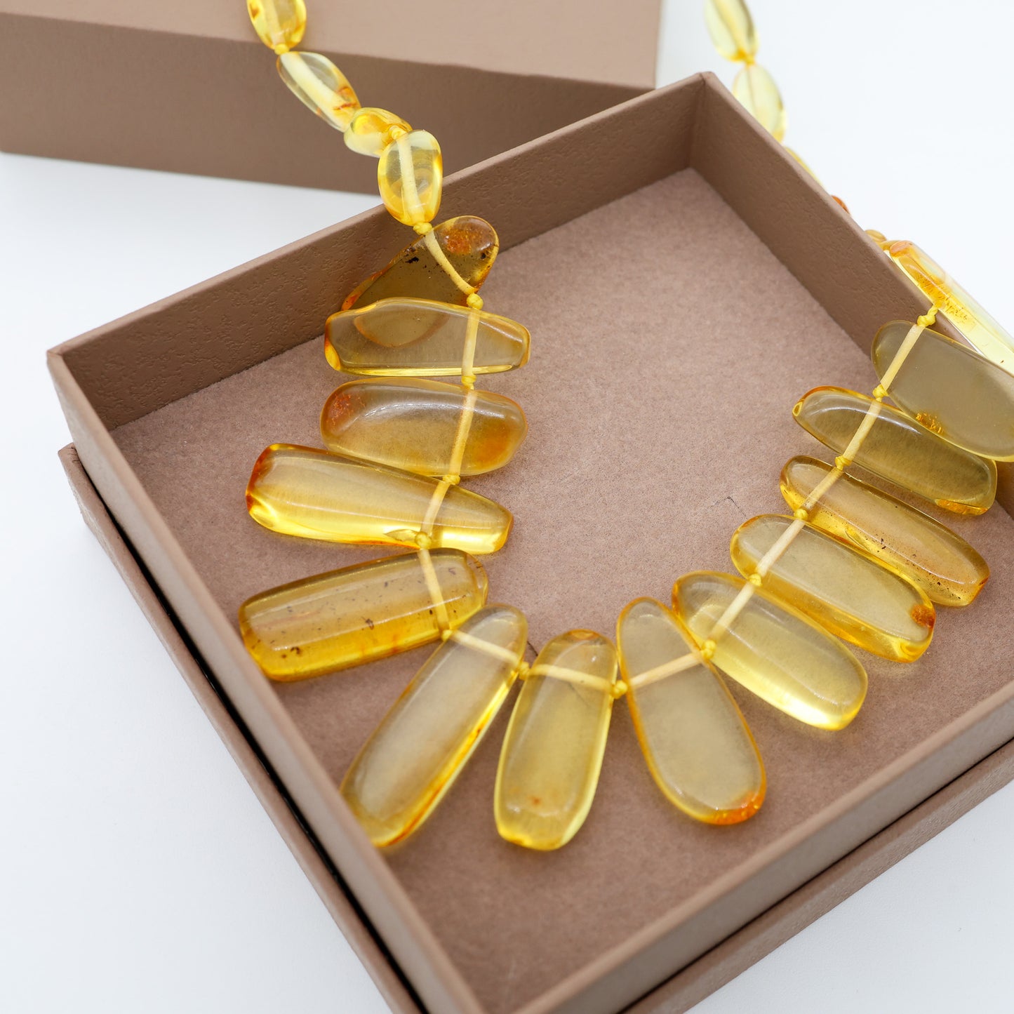 Baltic Amber SEED Necklace 