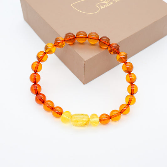 Pulseira de Âmbar Báltico FORTALEZA