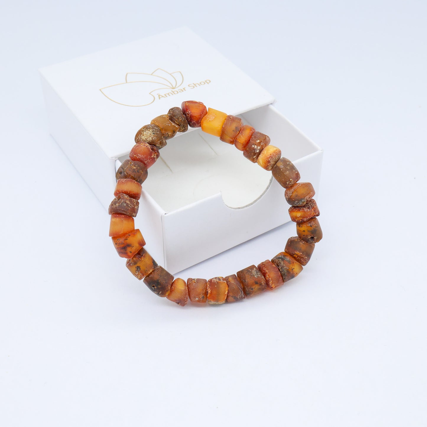 Pulseira Âmbar Força da Natureza 18–19 cm