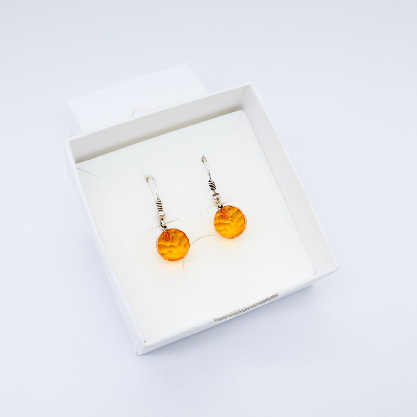 Brinco de Âmbar Báltico CRISTAL