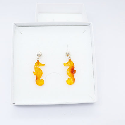 Brinco de Âmbar Báltico – Cavalo-Marinho