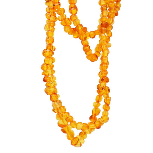Colar de Âmbar Báltico Luz do Sol 148 cm