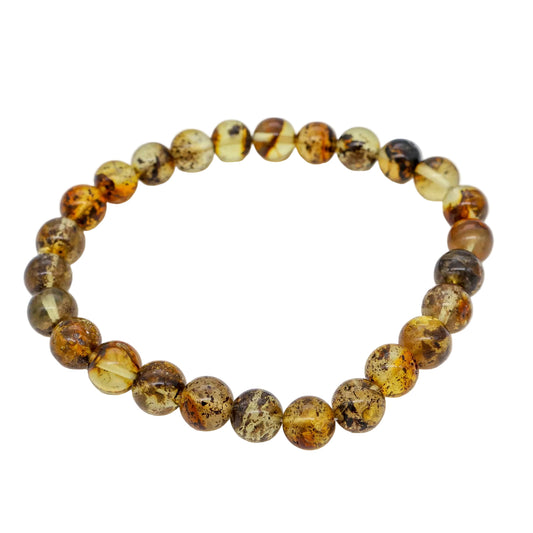 Pulseira de Âmbar Báltico AMAZONIA  – Âmbar Báltico Verde Natural