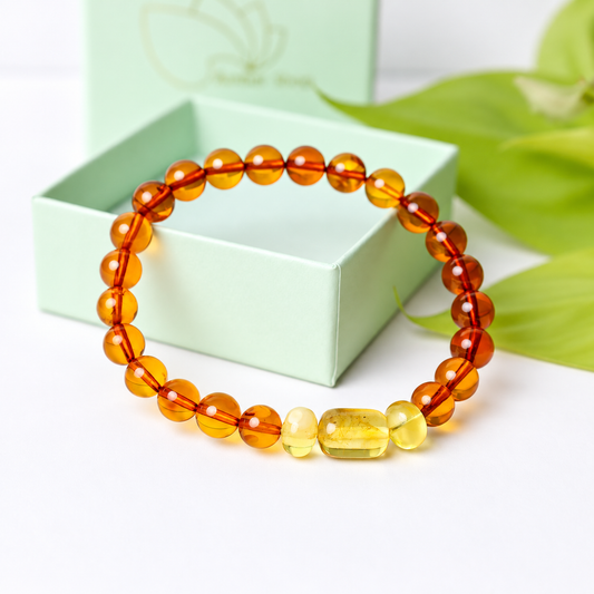 Pulseira de Âmbar Báltico LUMINA