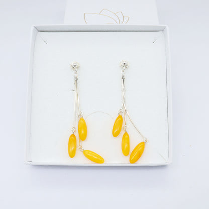 Brinco de Âmbar Báltico IRIS