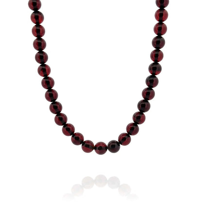 Colar Âmbar Báltico Cherry Round Classico – 45 cm