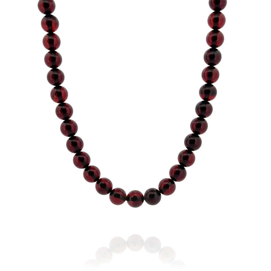 Colar Âmbar Báltico Cherry Round Classico – 45 cm