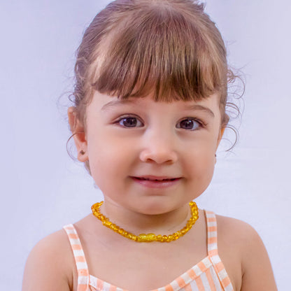 Baby Lemon Baltic Amber Necklace 32-33 cm 