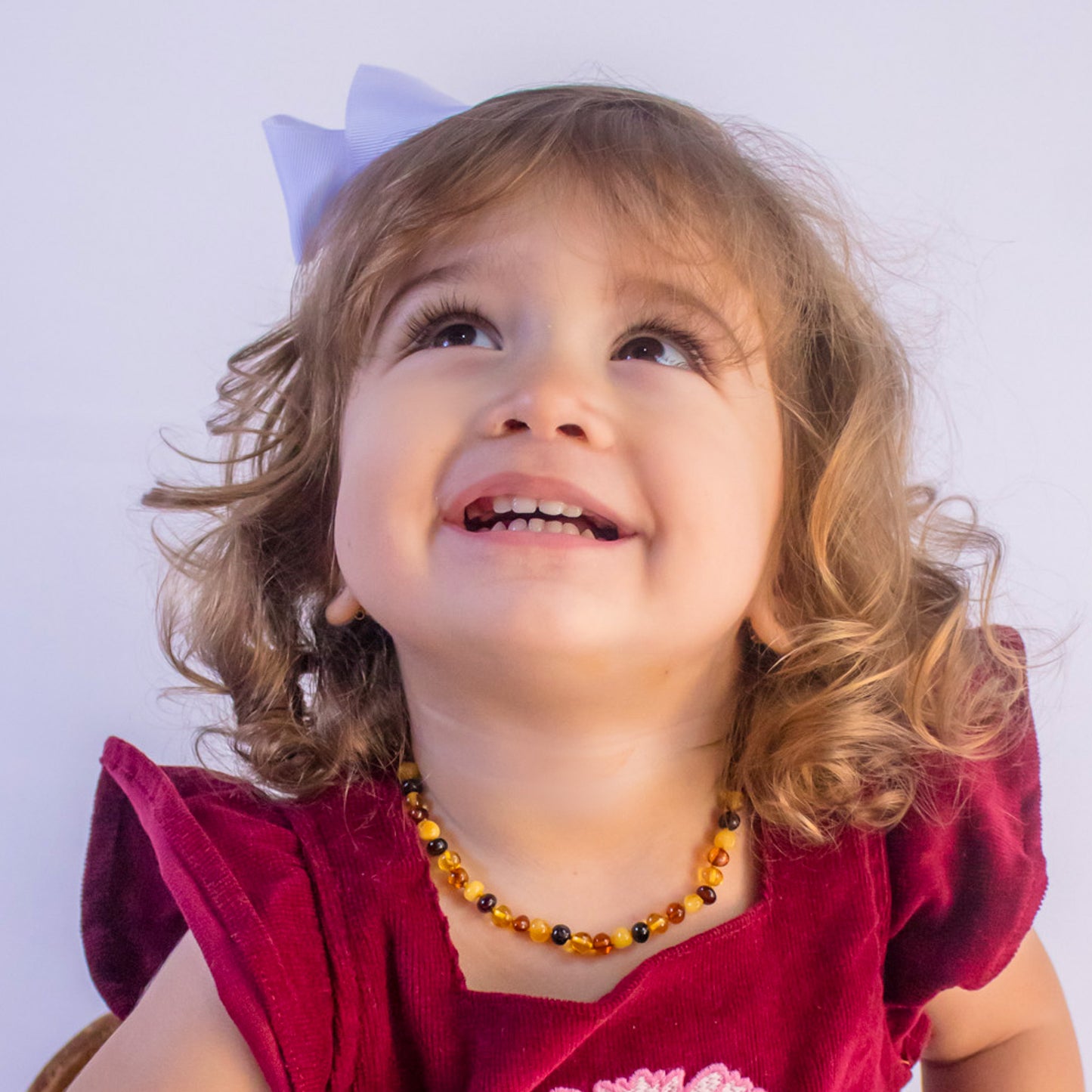 Mixed Baby Baltic Amber Necklace 32-33 cm 