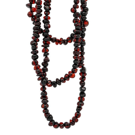 Colar de Âmbar Báltico Luz da Noite 148 cm