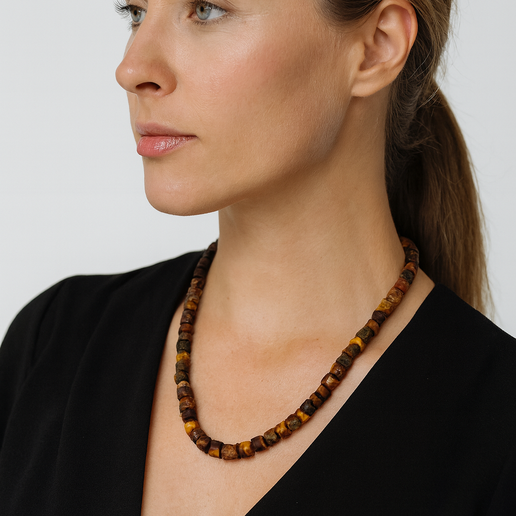 Colar Âmbar Força da Natureza - 45 cm