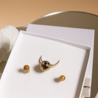 Conjunto Âmbar Báltico Natural – Estrela