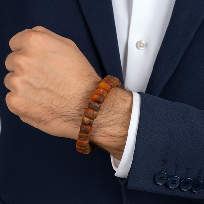 Pulseira Âmbar Força da Natureza 18–19 cm
